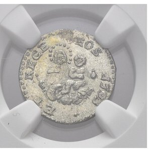 reverse: GENOVA. Dogi biennali, III fase (1637-1797). 8 denari 1793. Mi. In Slab NGC - MS 65