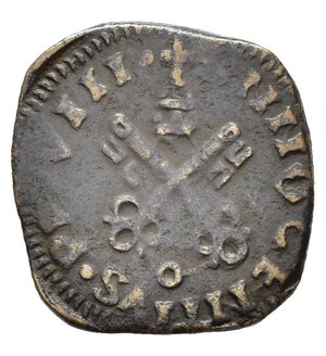 obverse: L AQUILA. Stato Pontificio. Innocenzo VIII (1484-1492) Giovanni Battista Cybo. Cavallo. Cu (2,33 g). MIR 495/1. BB+