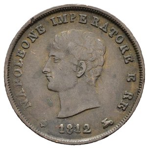 obverse: MILANO. Napoleone I re d Italia (1805-1814). 3 Centesimi 1812 M. Cu. Gig.229. BB