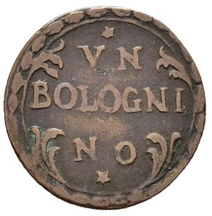 reverse: MODENA. Ercole III d Este (1780-1796). 1 Bolognino 1783. Cu (3,18 g). MIR 861. qBB