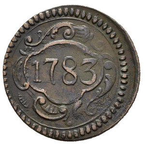 reverse: MODENA. Ercole III d Este (1780-1796). 1 Soldo 1783. Cu. BB