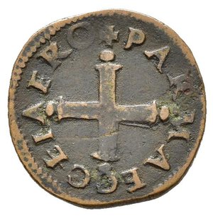 obverse: PARMA. Anonime pontifice XVI sec. (Paolo III o Adriano VI). Bagarone. Cu (1,70 g). MIR 951 (Paolo III). qBB