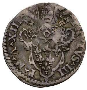 obverse: ROMA. Stato pontificio. Paolo III (1534-1549). Grosso (Mezzo Paolo) con San Paolo. Ag (1,58 g). MIR 894. Raro. MB