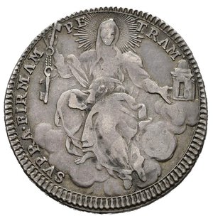 reverse: ROMA. Stato Pontificio. Clemente XIII (1758-1769). Quinto di scudo (Doppio giulio ) 1758. Anno I. Ag (5,23 g). MIR 2700. Raro. qBB