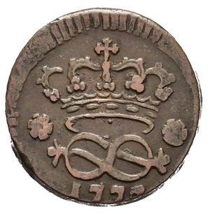 reverse: Vittorio Amedeo III (1773-1796). 2 denari 177?. Cu. MIR 998. BB