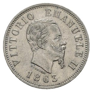 obverse: Regno d Italia. Vittorio Emanuele II (1861-1878). Milano. 50 centesimi 1863 M 