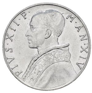 obverse: Vaticano. Pio XII (1939-1958). 10 lire 1952. Al. qFDC