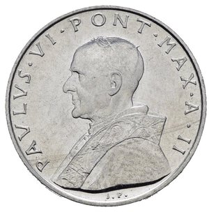 obverse: Vaticano. Paolo VI (1963-1978). 10 lire 1964. Al. qFDC