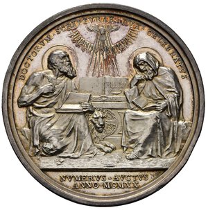 reverse: Medaglie Papali. Benedetto XV (1914-1922). Medaglia anno VII 