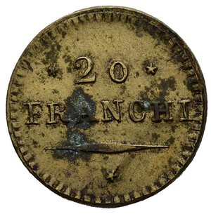 obverse: Pesi monetali. 20 Franchi (6,46 g). BB
