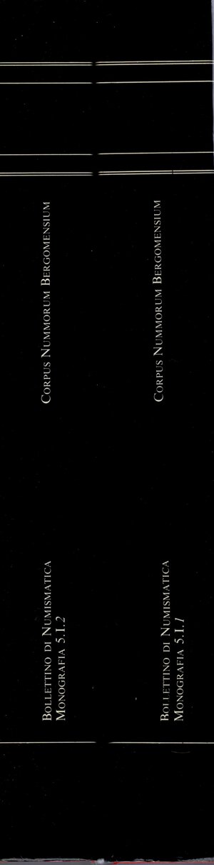 reverse: AA. - VV. -  Corpus Nummorum Bergomensium. Roma, 1997. 2 volumi completo. pp. 998, tavole e ill. nel testo. ril ed con cofanetto, ottimo stato. importante lavoro su questa zecca lombarda.