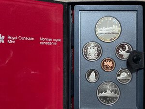 obverse: CANADA. Set coins 1984 in cofanetto. Proof