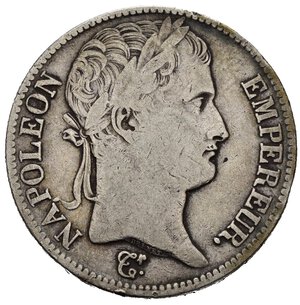obverse: FRANCIA. Napoleone I. 5 Francs 1811 W. Ag. MB+