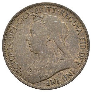 obverse: GRAN BRETAGNA. Victoria. 1/2 penny 1895. SPL