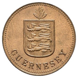 obverse: GUERNSEY. 2 Doubles 1920. qFDC