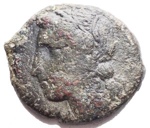 reverse: Mondo Greco - Siracusa. (IV Democrazia. 289-287 AC). Hemilitron. D/ Testa di Persephone a sinistra. R/ Charioteer in biga a destra. AE, 6.8 gr. CNS 125; SNG ANS 772; SNG Morcom 777.qBB