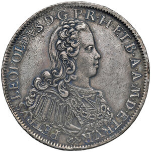 obverse: Firenze. Pietro Leopoldo I di Lorena (1765-1790). Francescone 1770 AG gr. 27,08. Galeotti XII, 12/13. MIR 377/2. Migliore di BB 