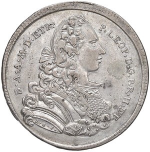 obverse: Firenze. Pietro Leopoldo I di Lorena (1765-1790). Monete per il Levante. Tallero 1774 AG gr. 28,04. Galeotti XXX, 4/5. MIR 401/6. Raro. BB 