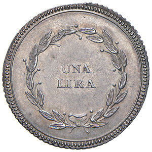 reverse: Firenze. Carlo Ludovico di Borbone reggenza della madre Maria Luigia (1803-1807). Lira 1806 AG. Galeotti VIII. Pagani 37. MIR 428. Patina iridescente, più di SPL 