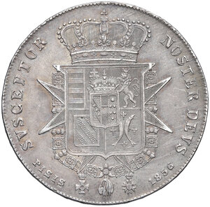 reverse: Firenze. Leopoldo II di Lorena (1824-1859). Francescone 1856 AG. Pagani 117. MIR 449/3. Migliore di BB 
