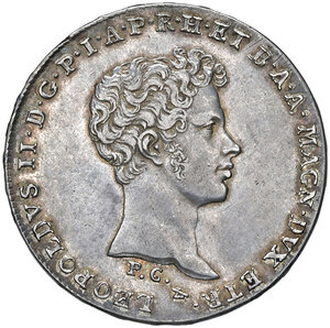 obverse: Firenze. Leopoldo II di Lorena (1824-1859). Mezzo francescone 1829 AG. Pagani 124. MIR 450/3. q.SPL/SPL