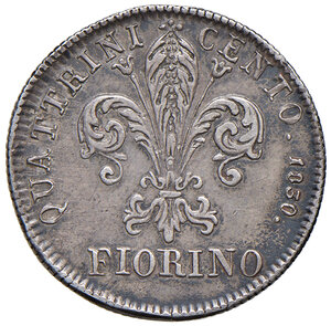 reverse: Firenze. Leopoldo II di Lorena (1824-1859). Fiorino 1830 AG. Pagani 129. MIR 452/3. Molto raro. Buon BB 