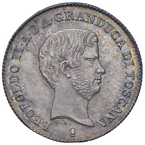 obverse: Firenze. Leopoldo II di Lorena (1824-1859). Fiorino 1843 AG. Pagani 133. MIR 453/1. q.FDC/FDC 