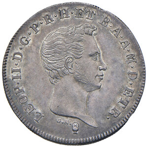 obverse: Firenze. Leopoldo II di Lorena (1824-1859). Paolo 1838 AG. Pagani 145. MIR 456/3. Molto raro. Colpetto alle ore 11 del rov., altrimenti q.FDC