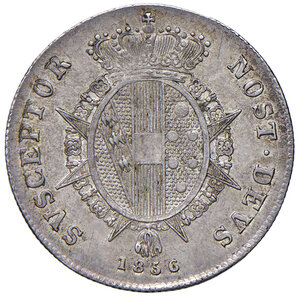 reverse: Firenze. Leopoldo II di Lorena (1824-1859). Paolo 1856 AG. Pagani 150. MIR 457/5. Buon BB 