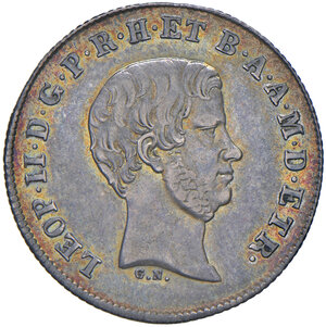 obverse: Firenze. Leopoldo II di Lorena (1824-1859). Paolo 1858 AG. Pagani 152. MIR 457/7. Patina iridescente, q.SPL 