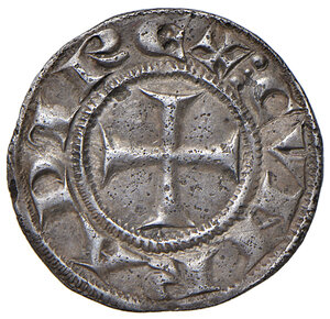 reverse: Genova. Repubblica (1139-1339). Grosso da 4 denari AG gr. 1,40. Lunardi 3b. MIR 13. Porosità del metallo, altrimenti q.SPL 150