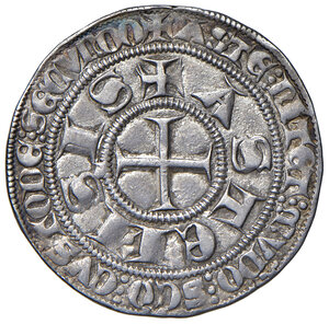 obverse: Asti. Comune (1140-1336). Grosso tornese AG gr. 4,08. CNI 39/46. MIR 30. Molto raro. q.SPL 