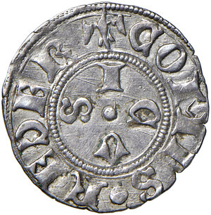 obverse: Gubbio. Federico di Montefeltro (1444-1482). Bolognino AG gr. 0,84. CNI 1. Cavicchi 7.  Raro. q.SPL 