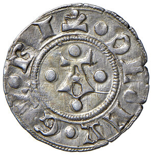 reverse: Gubbio. Federico di Montefeltro (1444-1482). Bolognino AG gr. 0,84. CNI 1. Cavicchi 7.  Raro. q.SPL 