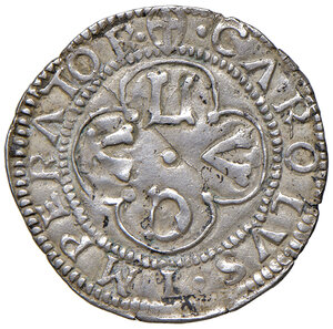 obverse: Lucca. Repubblica (sec. XIII-1799). Emissioni dei secc. XV-XVI. Grosso da 3 bolognini (armetta Burlamacchi) AG gr. 1,68. Bellesia 9. MIR 173/5 (grosso da 6 bolognini). Fessurazione del tondello, altrimenti buon BB/BB 