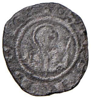 reverse: Massa di Maremma. Repubblica (1317-1319). Denaro piccolo MI gr. 0,56. CNI 6. MIR 334. Rarissimo. q.BB 