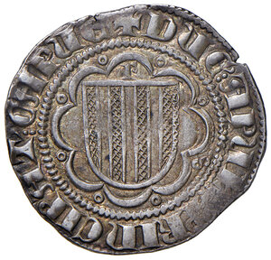 reverse: Messina. Federico III d’Aragona (1296-1337). Pierreale (sigla F) AG gr. 3,33. Spahr 2/33. MIR 184. Buon BB 