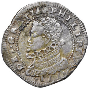 obverse: Messina. Filippo III di Spagna (1598-1621). Mezzo scudo 1611 (sigle I-P; Giovanni del Pozzo zecchiere, 1611-1621) AG gr. 15,79. Spahr 16. MIR 344/3. Ex asta NAC 76/2013, 115. Migliore di BB 