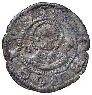 reverse: Milano. Azzone Visconti (1329-1339). Ottavo di soldo MI gr. 0,96. Crippa 5. MIR 89. Ex aste Varesi 54/2009, 81 e NAC 68/2012, 69. Raro. BB 