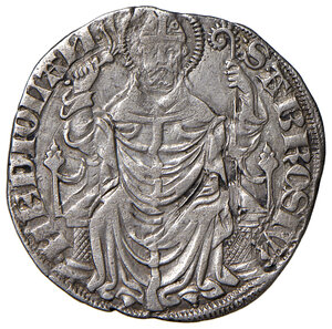 reverse: Milano. Gian Galeazzo Visconti (1385-1402). Grosso da 1 soldo e mezzo o pegione AG gr. 2,05. Crippa 7. MIR 119. BB 