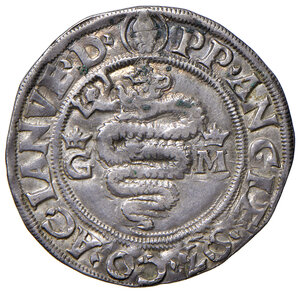 obverse: Milano. Galeazzo Maria Sforza (1466-1476). Grosso da 5 soldi AG gr. 2,88. Crippa 10. MIR 204. Migliore di BB 
