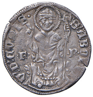 reverse: Como. Franchino I Rusca (1327-1335). Grosso AG gr. 1,88. CNI 1/10. MIR 272. Bellesia Como 1. Raro. Bel BB 