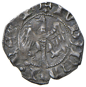 obverse: (L ) Aquila. Giovanna II di Durazzo (1414-1435). Cella AG gr. 0,67. D Andrea-Andreani 35. MIR 58 var. BB
