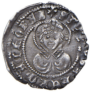 reverse: Aquileia. Giovanni di Moravia (1387-1394). Denaro AG gr. 0,77. MIR 54. Buon BB