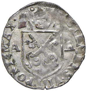 obverse: Avignone. Clemente VIII (1592-1605). Dozzina 1594 (Card. Acquaviva legato) AG gr. 2,54. Muntoni 108. Berman 1516. MIR 1483/1. Buon BB