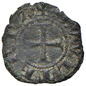 reverse: Berignone. Ranieri III Belforti vescovo (1301-1321). Picciolo MI gr. 0,35. MIR 29. Molto raro. MB/q.BB