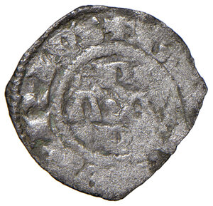 obverse: Bologna. Gregorio XI (1370-1378). Denaro MI gr. 0,35. Muntoni 18. MIR 232. Molto raro. q.BB