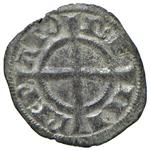 reverse: Brindisi. Federico II di Svevia (1197-1250). Denaro MI gr. 0,78. MIR 282. SPL