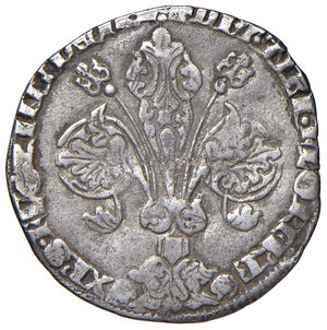 obverse: Firenze. Repubblica (sec. XIII-1532). 1318-1326. Grosso da 30 denari (segno: fiore) AG gr. 1,79. MIR 51/6. Molto raro. BB