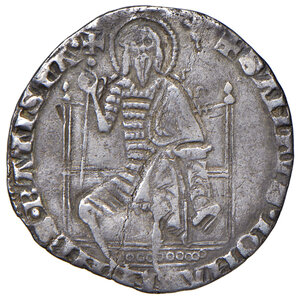 reverse: Firenze. Repubblica (sec. XIII-1532). 1318-1326. Grosso da 30 denari (segno: fiore) AG gr. 1,79. MIR 51/6. Molto raro. BB